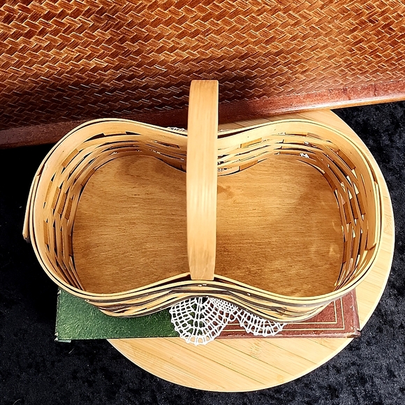 👉*VINTAGE* BRADFORD 1997 "PEANUT" SHAPED BASKET ~MADE IN USA - Picture 7 of 10